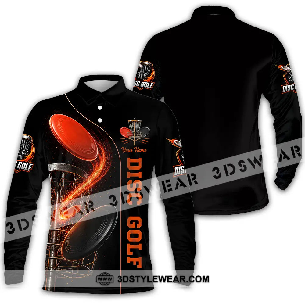 Unisex Shirt - Custom Disc Golf Shirt - Long Sleeve Polo / S - T-shirt