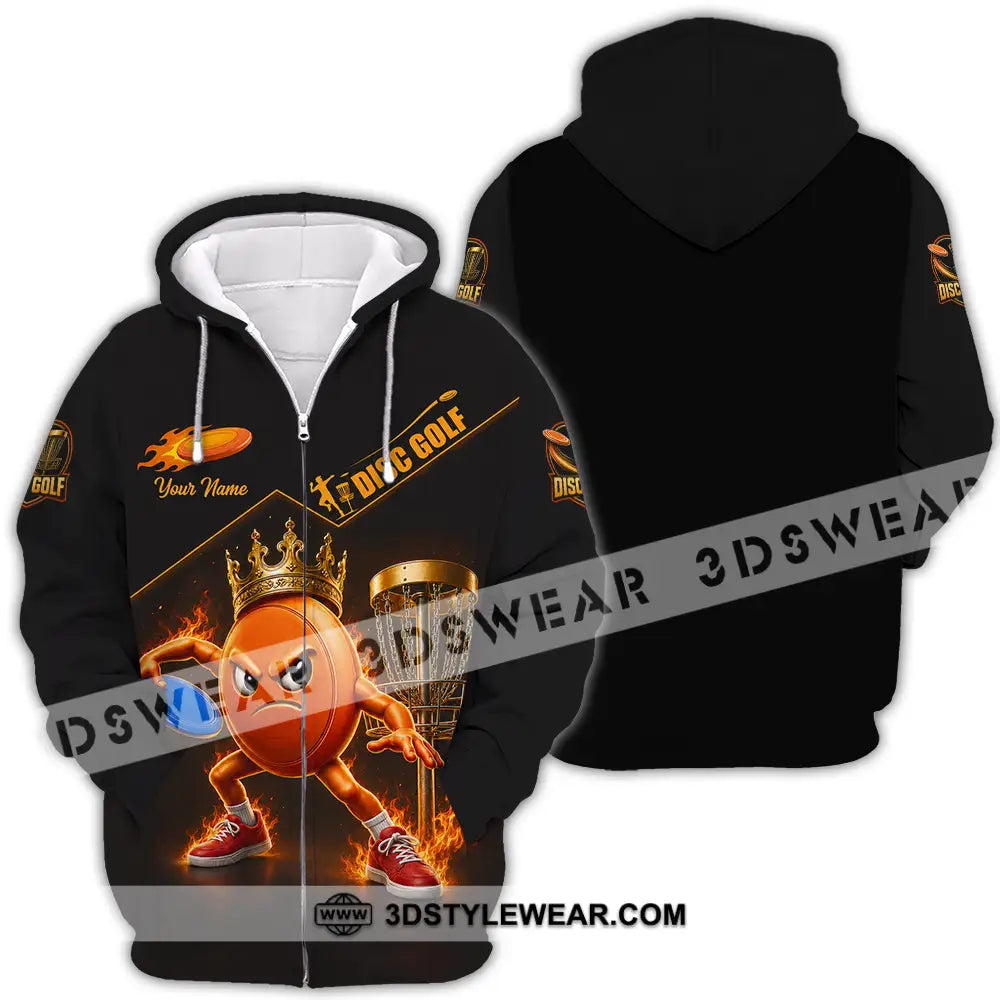 Unisex Shirt - Custom Disc Golf Shirt - Zipper Hoodie / S - T-shirt
