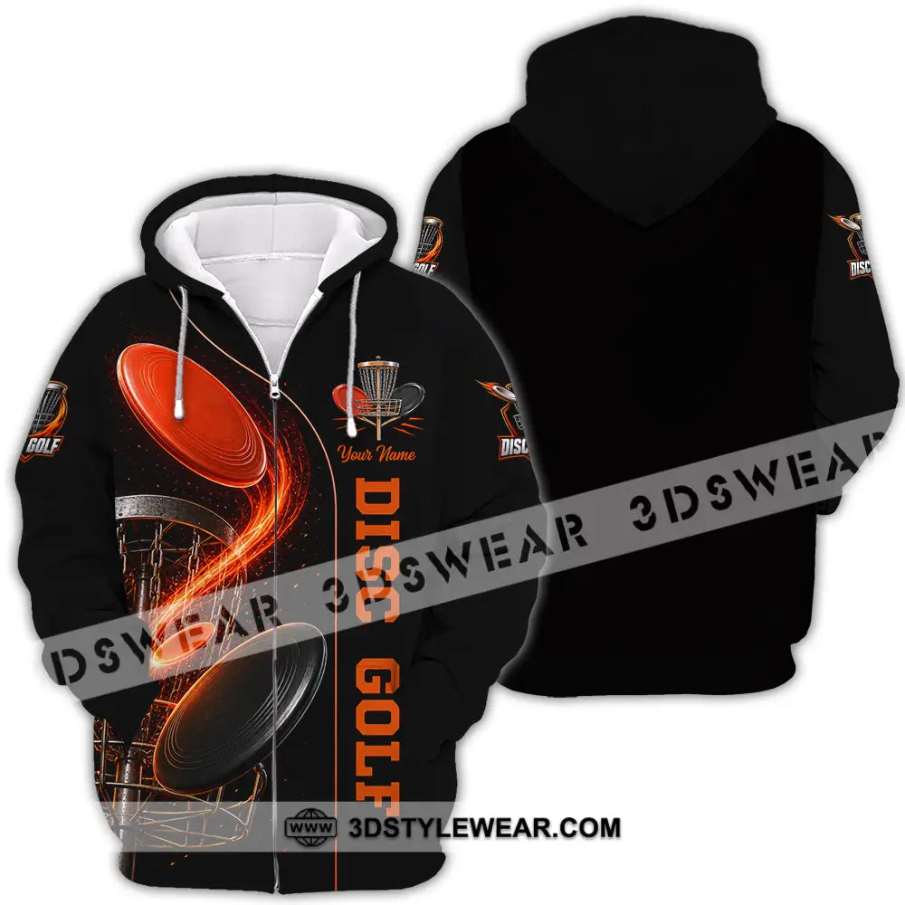 Unisex Shirt - Custom Disc Golf Shirt - Zipper Hoodie / S - T-shirt