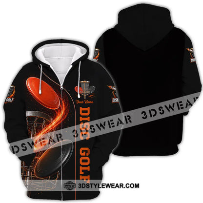 Unisex Shirt - Custom Disc Golf Shirt - Zipper Hoodie / S - T-shirt