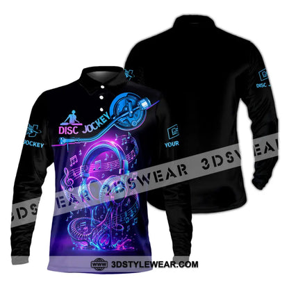 Unisex Shirt - Custom Disc Jockey Shirt - Long Sleeve Polo / S - T-shirt
