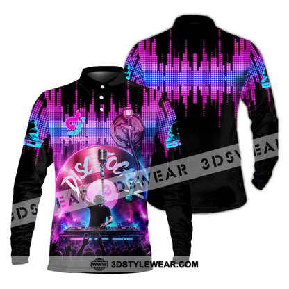 Unisex Shirt - Custom Disc Jockey Shirt - Long Sleeve Polo / S - T-shirt
