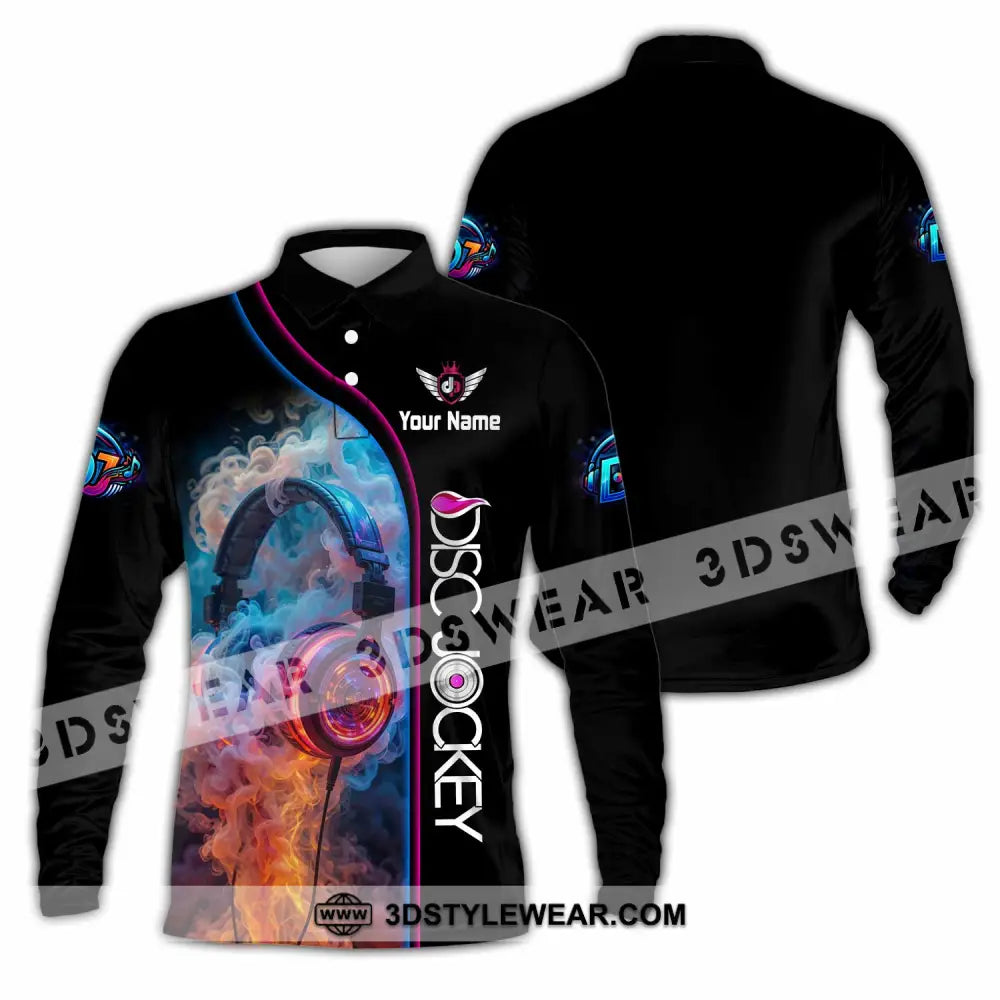 Unisex Shirt - Custom Disc Jockey Shirt - Long Sleeve Polo / S - T-shirt