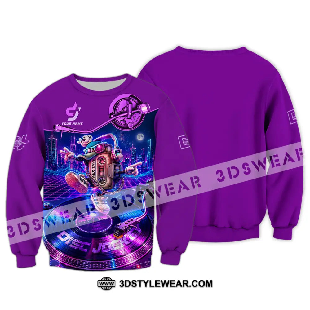 Unisex Shirt - Custom Disc Jockey Shirt - Long Sleeve / S - T-shirt