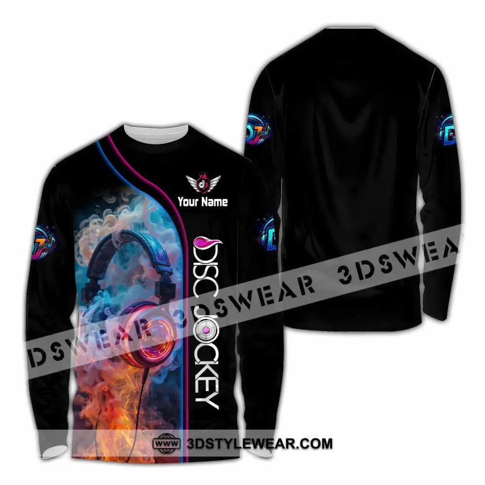 Unisex Shirt - Custom Disc Jockey Shirt - Long Sleeve Shirt / S - T-shirt