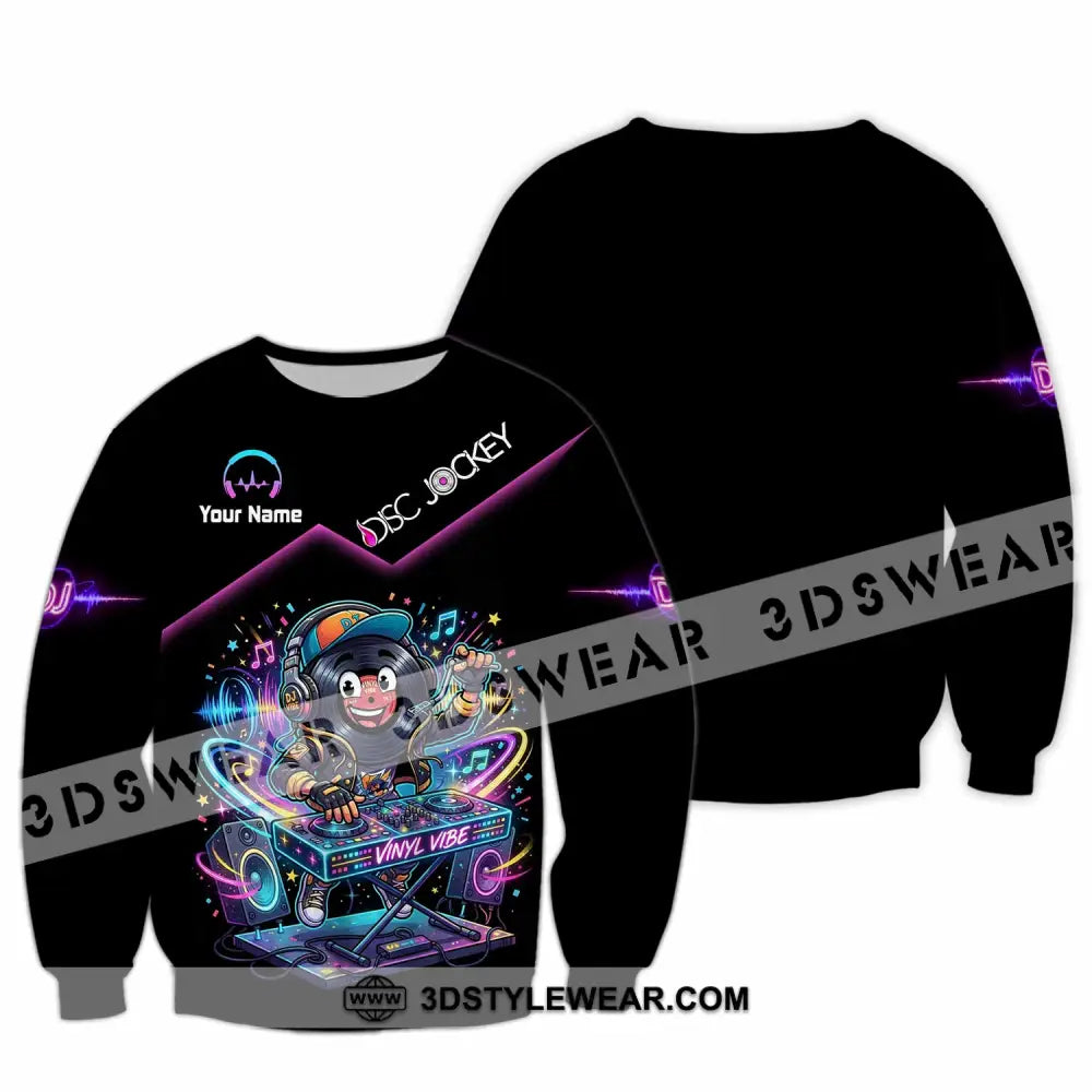Unisex Shirt - Custom Disc Jockey Shirt - Long Sleeve / S - T-shirt