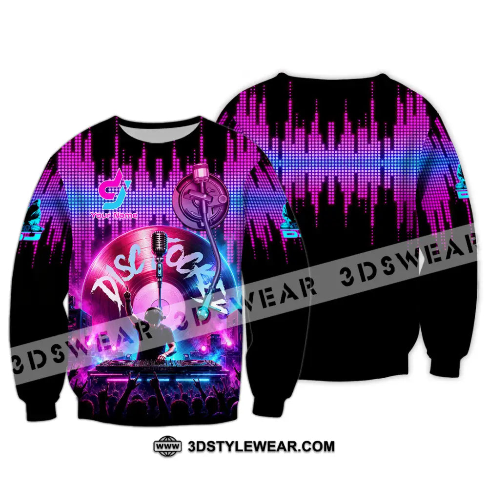Unisex Shirt - Custom Disc Jockey Shirt - Long Sleeve / S - T-shirt