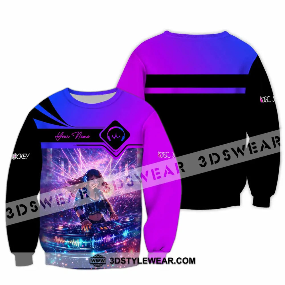 Unisex Shirt - Custom Disc Jockey Shirt - Long Sleeve / S - T-shirt