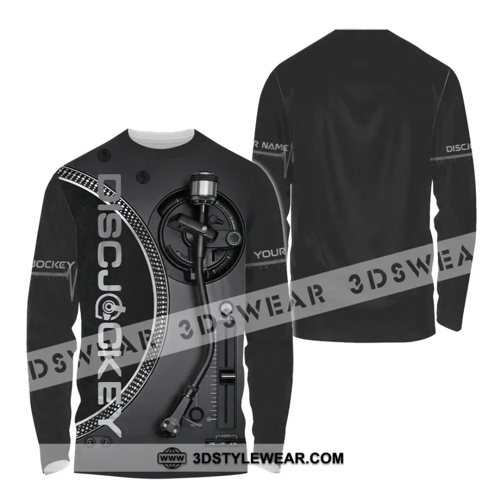 Unisex Shirt - Custom Disc Jockey Shirt - Long Sleeve Shirt / S - T-shirt