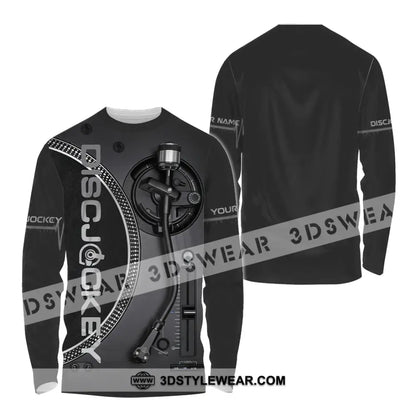 Unisex Shirt - Custom Disc Jockey Shirt - Long Sleeve Shirt / S - T-shirt