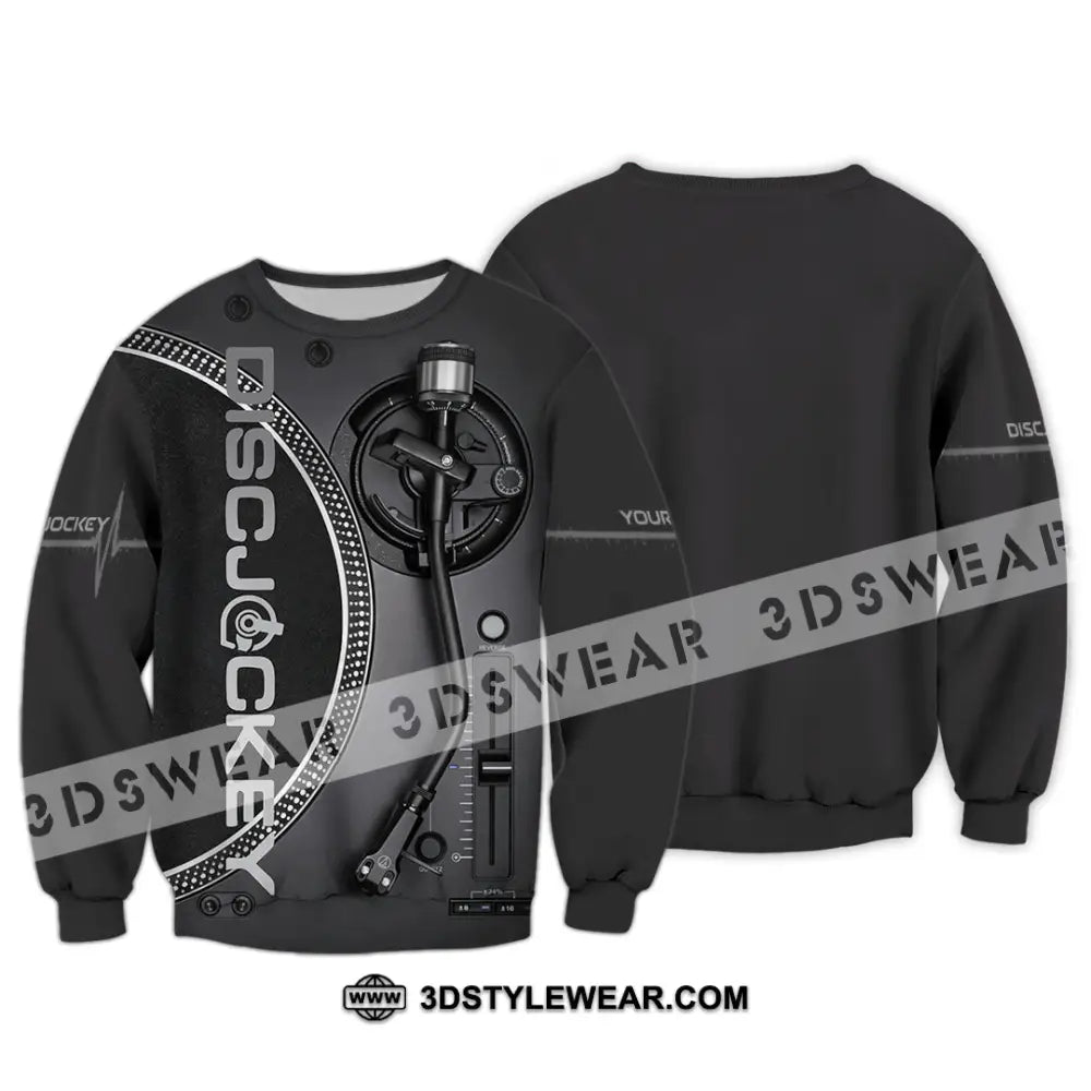 Unisex Shirt - Custom Disc Jockey Shirt - Long Sleeve / S - T-shirt