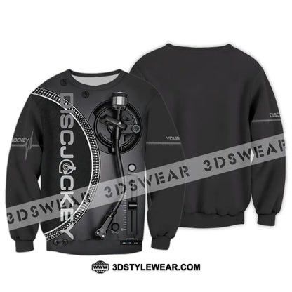 Unisex Shirt - Custom Disc Jockey Shirt - Long Sleeve / S - T-shirt