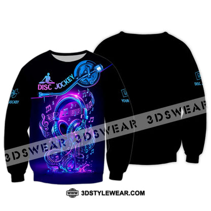 Unisex Shirt - Custom Disc Jockey Shirt - Long Sleeve / S - T-shirt