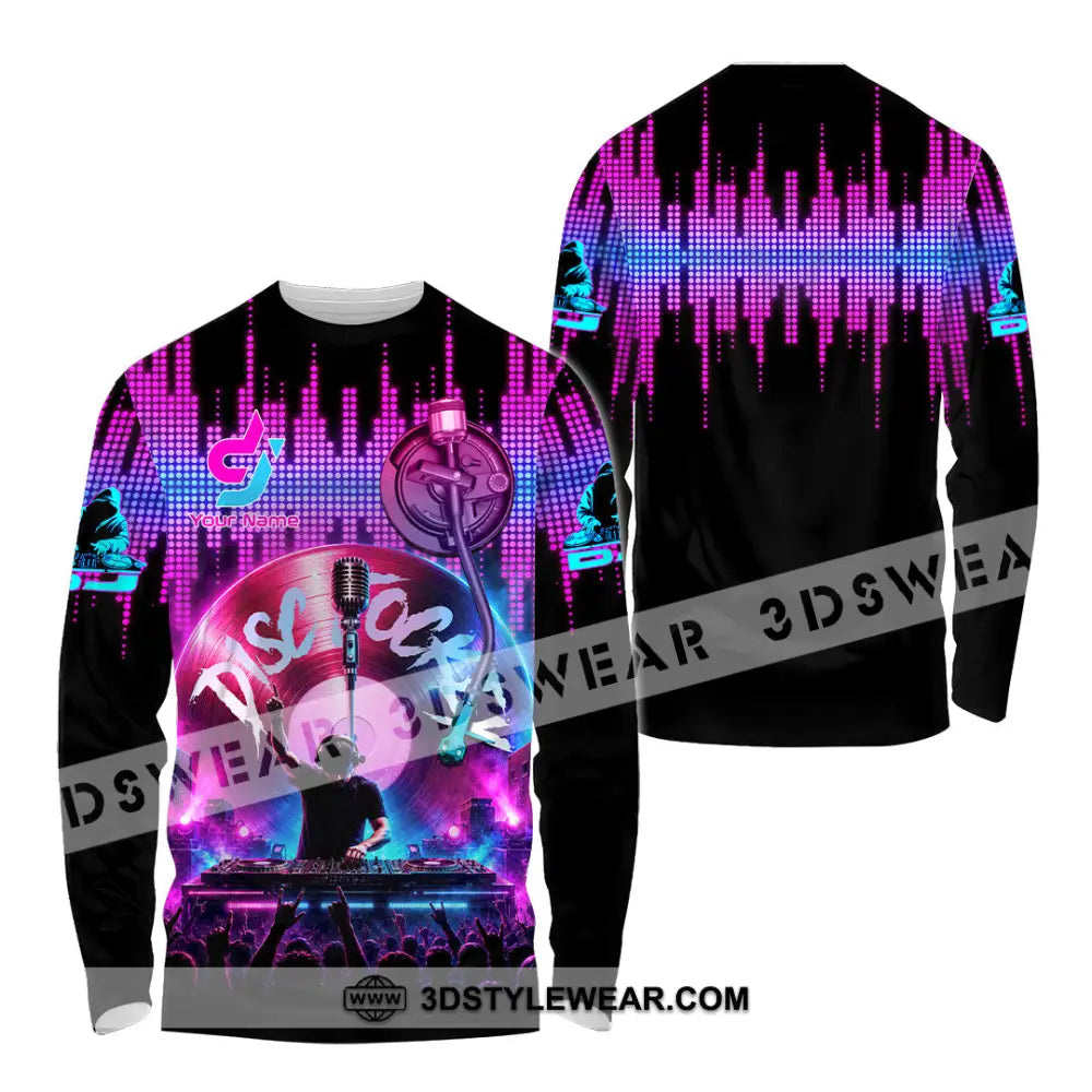 Unisex Shirt - Custom Disc Jockey Shirt - Long Sleeve Shirt / S - T-shirt