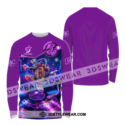 Unisex Shirt - Custom Disc Jockey Shirt - Long Sleeve Shirt / S - T-shirt