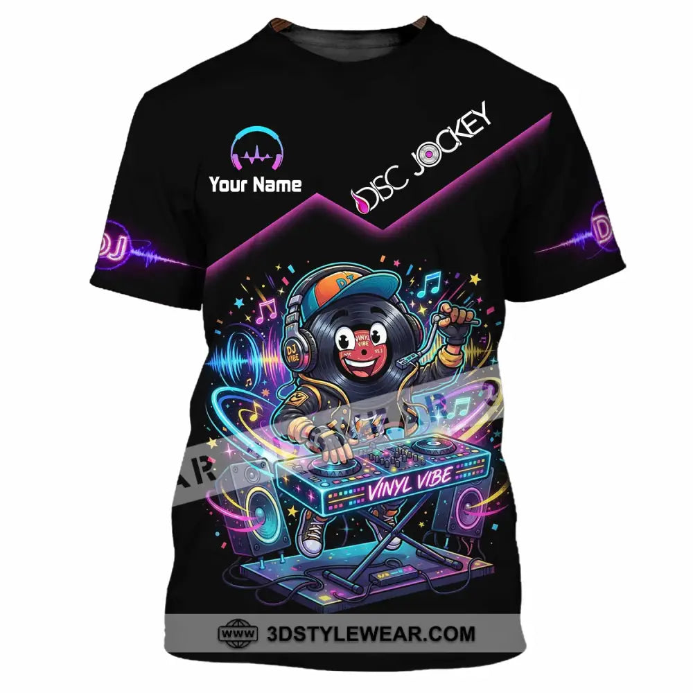 Unisex Shirt - Custom Disc Jockey Shirt - T-Shirt / S - T-shirt