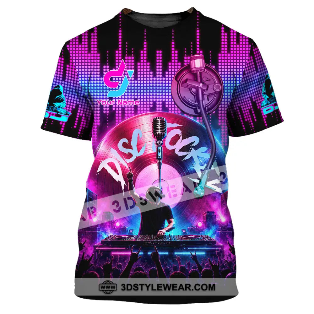 Unisex Shirt - Custom Disc Jockey Shirt - T-Shirt / S - T-shirt