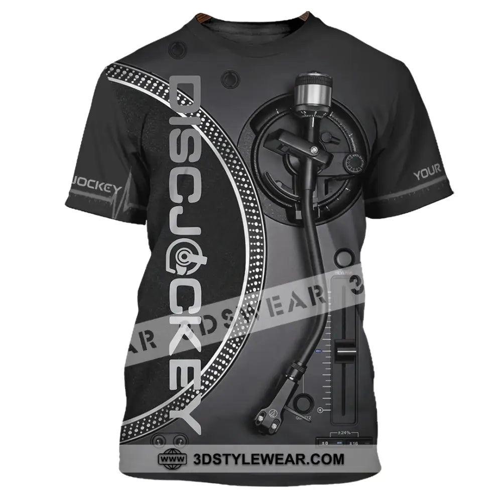 Unisex Shirt - Custom Disc Jockey Shirt - T-Shirt / S - T-shirt