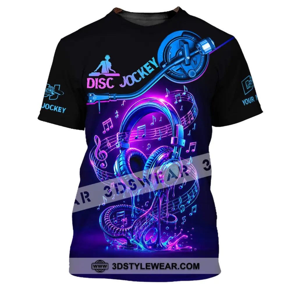 Unisex Shirt - Custom Disc Jockey Shirt - T-Shirt / S - T-shirt