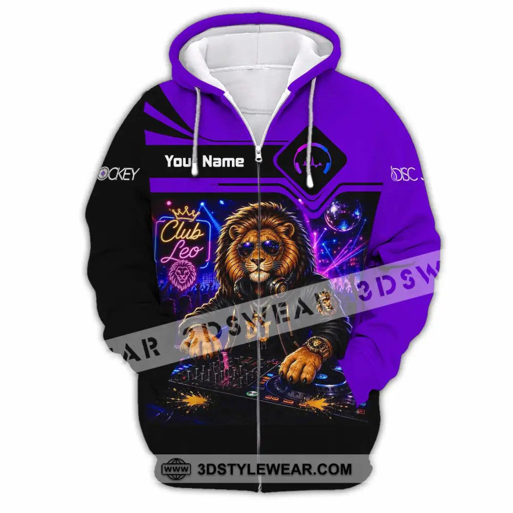 Unisex Shirt - Custom Disc Jockey Shirt - Zipper Hoodie / S - T-shirt