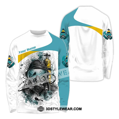 Unisex Shirt - Custom Diving Shirt - Long Sleeve Shirt / S - T-shirt