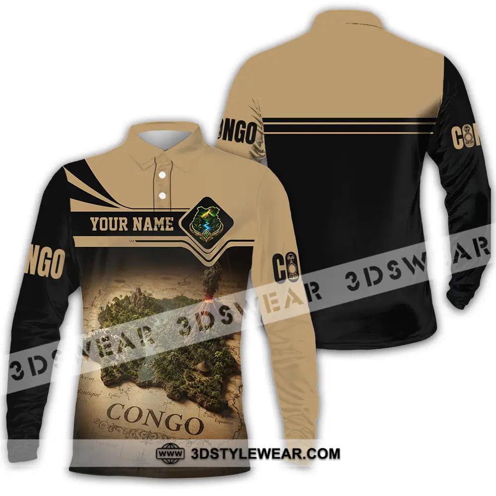 Unisex Shirt - Custom Dr Congo Shirt - Long Sleeve Polo / S - T-shirt