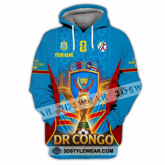 Unisex Shirt - Custom Dr Congo World Cup 2026 Shirt style option 2