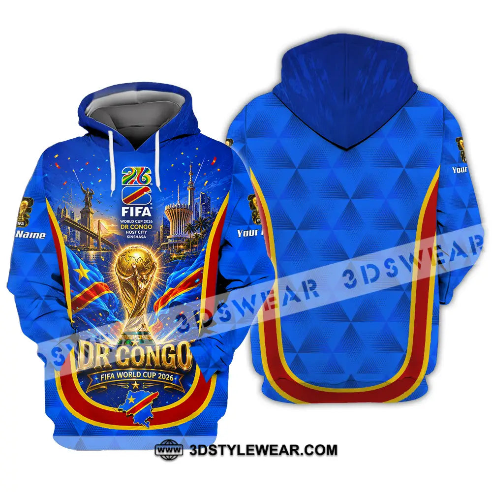 Unisex Shirt - Custom Dr Congo World Cup 2026 Shirt - Hoodie / S - T-shirt