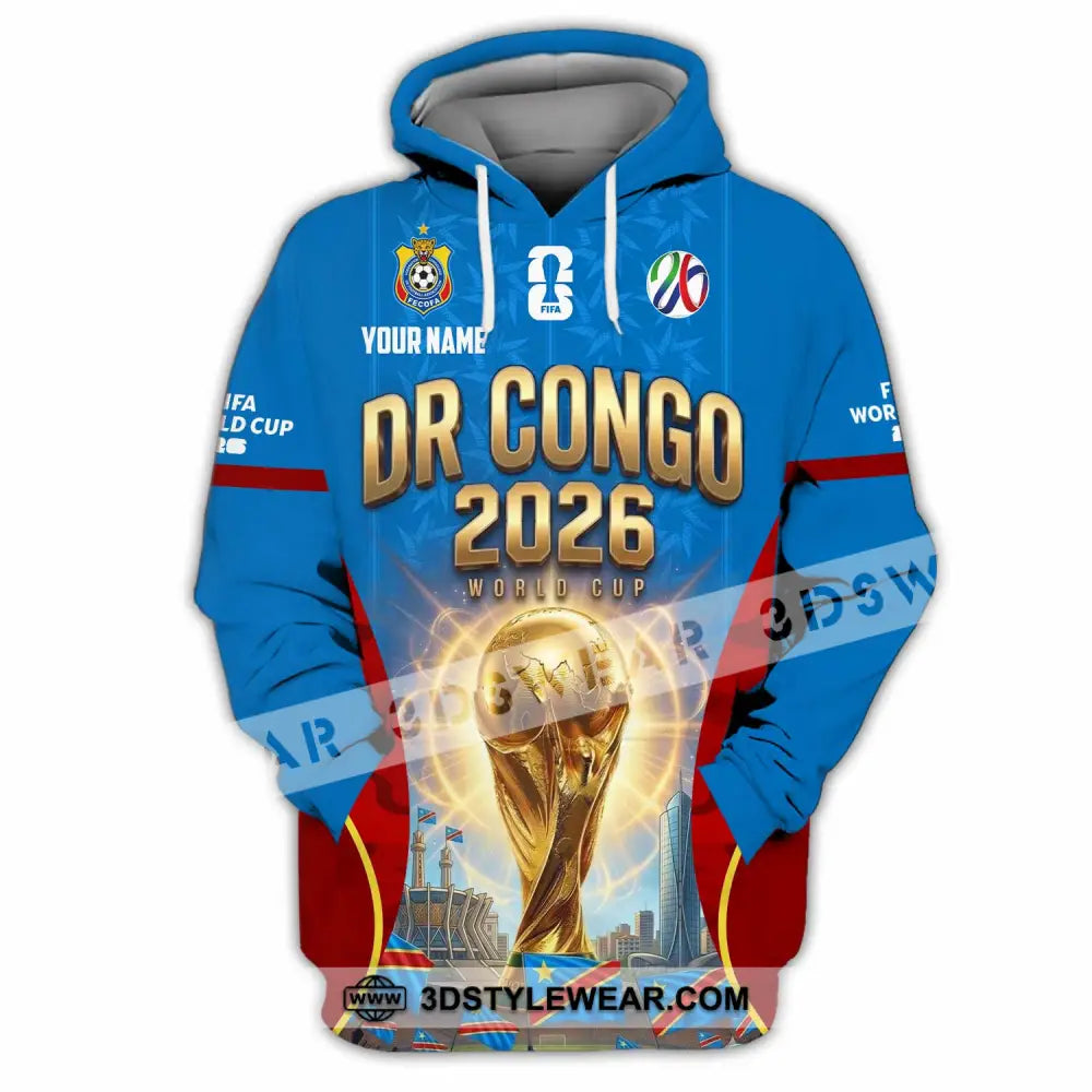 Unisex Shirt - Custom Dr Congo World Cup 2026 Shirt - Hoodie / S - T-shirt