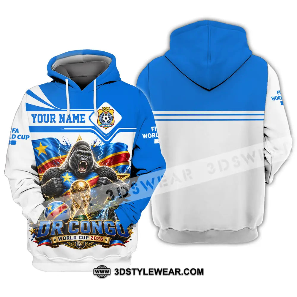 Unisex Shirt - Custom Dr Congo World Cup 2026 Shirt - Hoodie / S - T-shirt