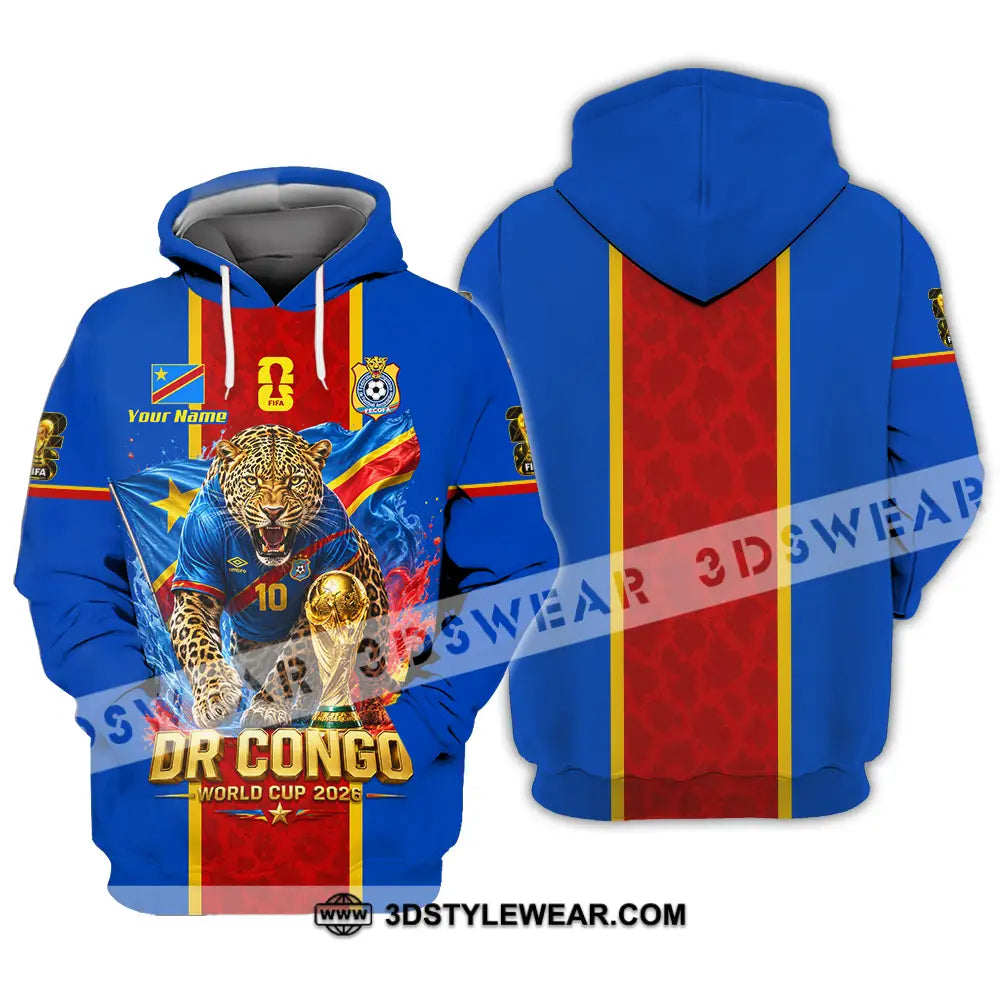Unisex Shirt - Custom Dr Congo World Cup 2026 Shirt - Hoodie / S - T-shirt