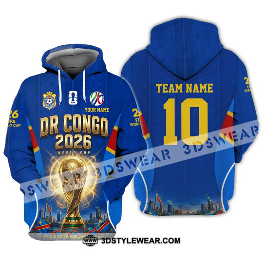 Unisex Shirt - Custom Dr Congo World Cup 2026 Shirt style option 3