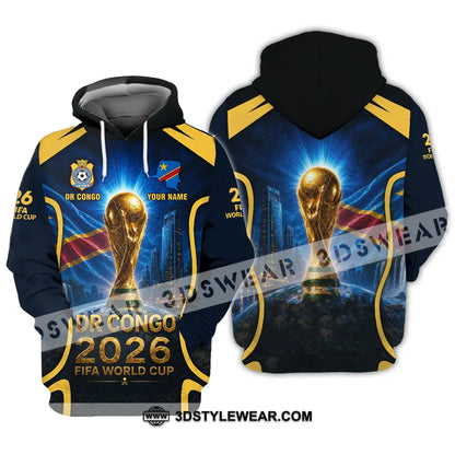 Unisex Shirt - Custom Dr Congo World Cup 2026 Shirt - Hoodie / S - T-shirt