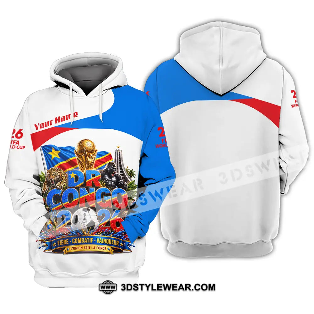 Unisex Shirt - Custom Dr Congo World Cup 2026 Shirt - Hoodie / S - T-shirt