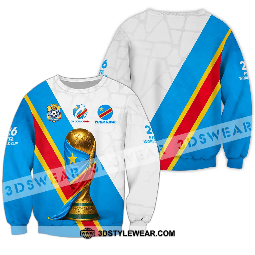 Unisex Shirt - Custom Dr Congo World Cup 2026 Shirt - Long Sleeve / S - T-shirt