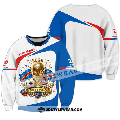 Unisex Shirt - Custom Dr Congo World Cup 2026 Shirt - Long Sleeve / S - T-shirt