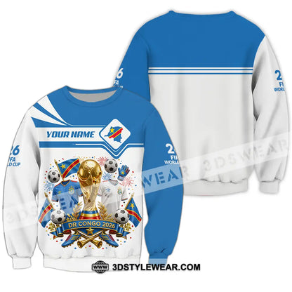 Unisex Shirt - Custom Dr Congo World Cup 2026 Shirt - Long Sleeve / S - T-shirt