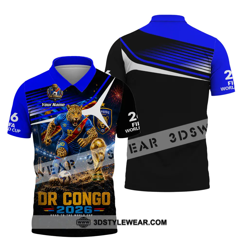 Unisex Shirt - Custom Dr Congo World Cup 2026 Shirt - Polo Shirt / S - T-shirt