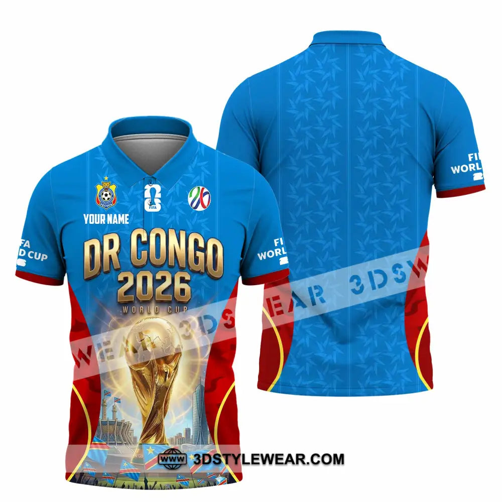 Unisex Shirt - Custom Dr Congo World Cup 2026 Shirt - Polo Shirt / S - T-shirt