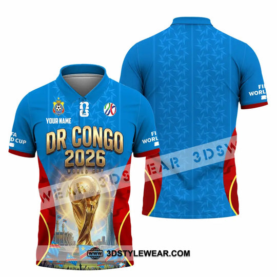 Unisex Shirt - Custom Dr Congo World Cup 2026 Shirt style option 3