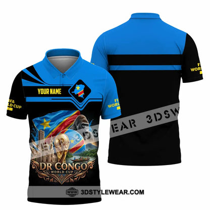 Unisex Shirt - Custom Dr Congo World Cup 2026 Shirt - Polo Shirt / S - T-shirt