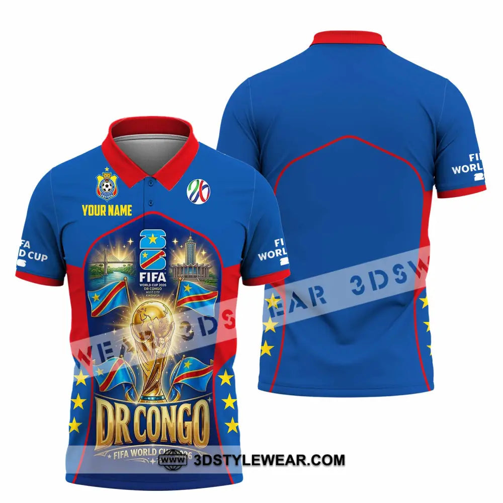 Unisex Shirt - Custom Dr Congo World Cup 2026 Shirt - Polo Shirt / S - T-shirt