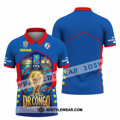Unisex Shirt - Custom Dr Congo World Cup 2026 Shirt - Polo Shirt / S - T-shirt