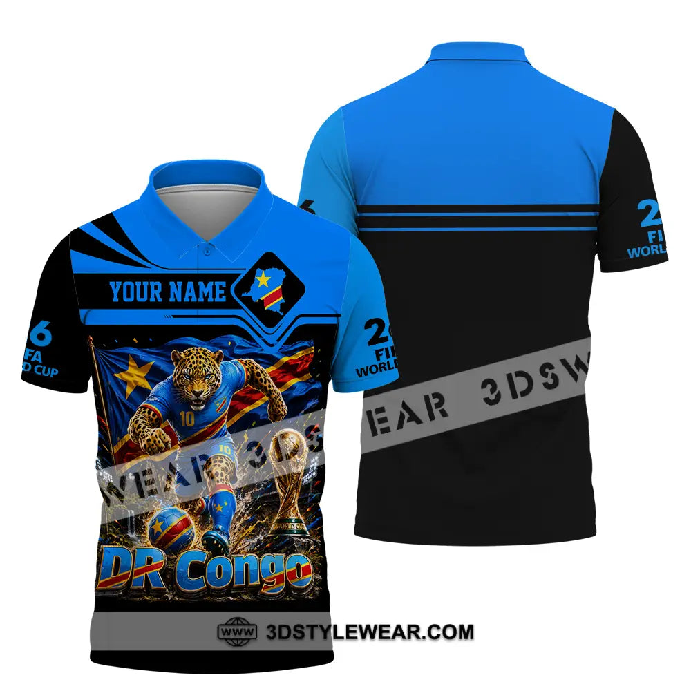 Unisex Shirt - Custom Dr Congo World Cup 2026 Shirt - Polo Shirt / S - T-shirt
