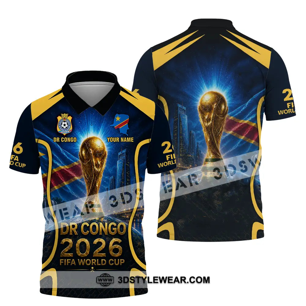 Unisex Shirt - Custom Dr Congo World Cup 2026 Shirt - Polo Shirt / S - T-shirt