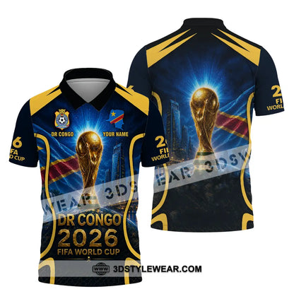 Unisex Shirt - Custom Dr Congo World Cup 2026 Shirt - Polo Shirt / S - T-shirt