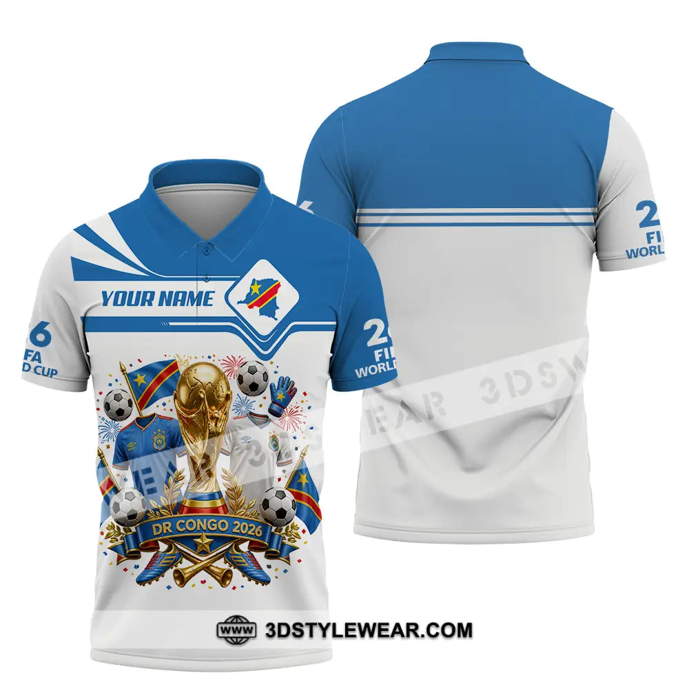 Unisex Shirt - Custom Dr Congo World Cup 2026 Shirt - Polo Shirt / S - T-shirt
