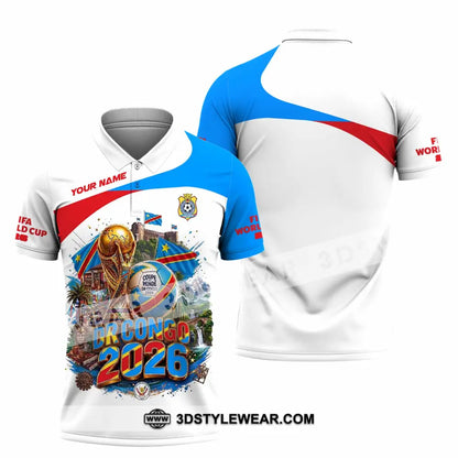 Unisex Shirt - Custom Dr Congo World Cup 2026 Shirt - Polo Shirt / S - T-shirt