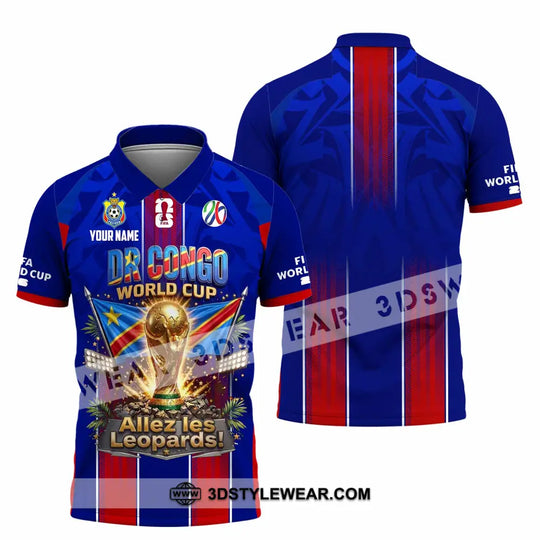 Unisex Shirt - Custom Dr Congo World Cup 2026 Shirt style option 2