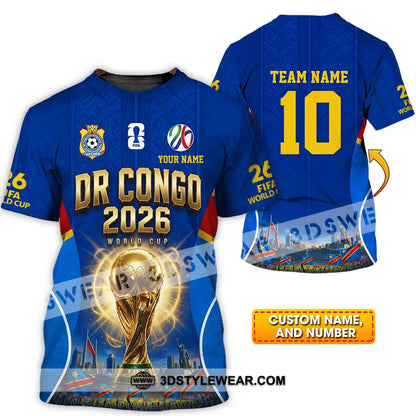 Unisex Shirt - Custom Dr Congo World Cup 2026 Shirt - T-shirt